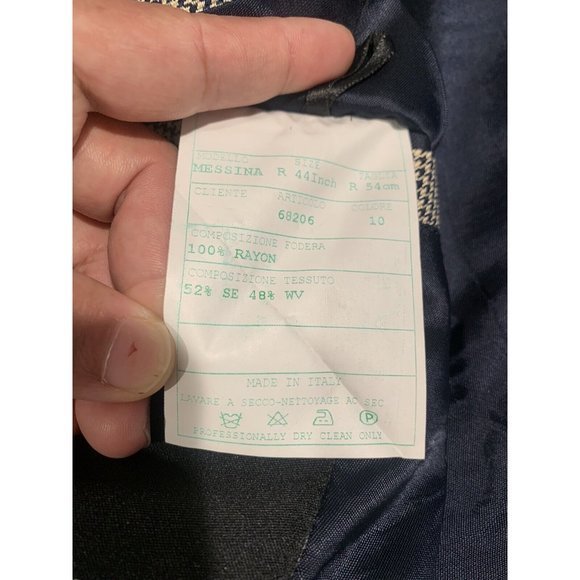 ETHOMAS Silk and wool today’s‎ man TM international collection Blazer 44R Italy - Picture 10 of 11